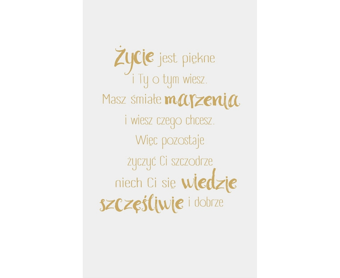 Sentence Card, 13x20,5 cm